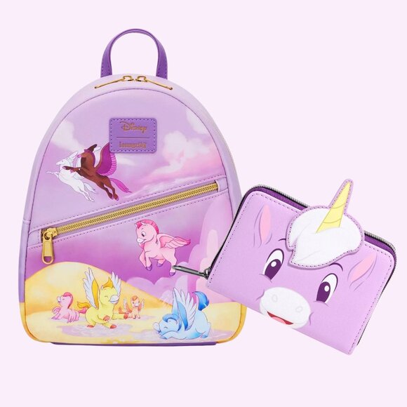 Loungefly Disney Fantasia Pastoral Symphony Mini Backpack and Wallet Set NWT main image 8